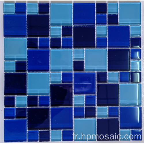 23x48 mm carreaux de mosaïque en cristal pour piscine